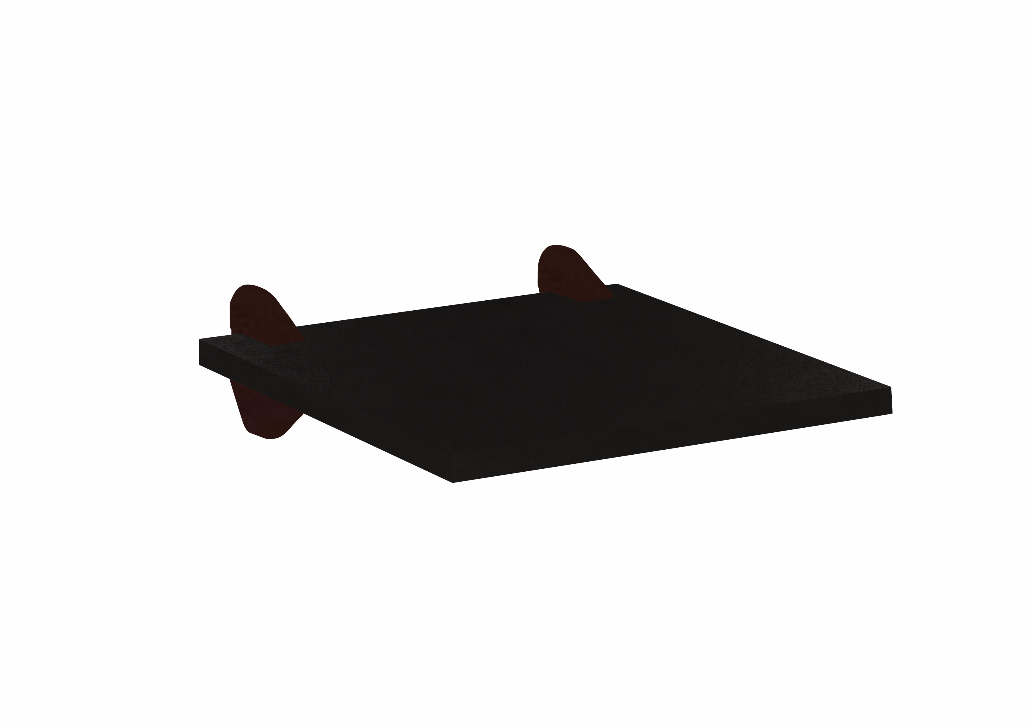 PRATELEIRA KIT ESSENCIAL PRETA    TP 19.5X26.5 C/SUP. ref. 14.2026