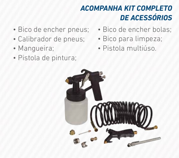 COMPRESSOR AR DIRETO SCHULZ JET FACIL PLUS 127V ref. 60.0064 - Imagem 2