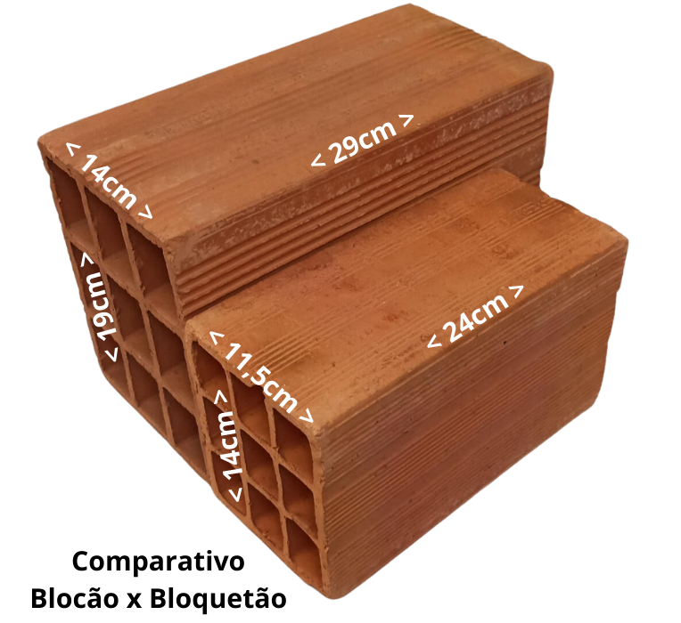 TIJOLO BLOCAO 11,5 X14X24-9F CATAO ref. 019142 - Imagem 2