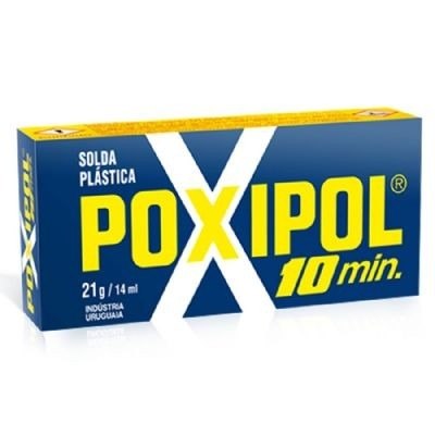 COLA POXIPOL 10 MIN CINZA 14ML/21G ref. 019228