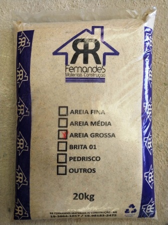 SACO C/ AREIA GROSSA  20 KILOS ref. 020979