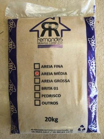 SACO C/ AREIA MEDIA       20 KILOS ref. 020980