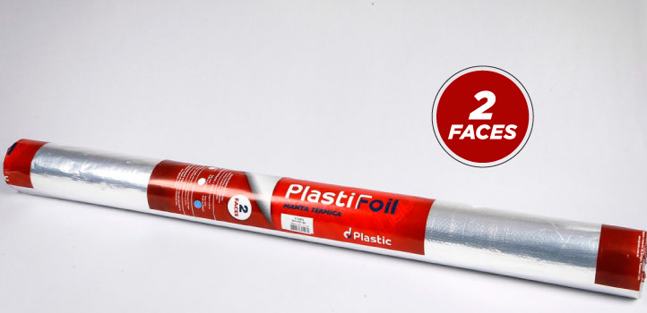 MANTA TERMICA ALUM. 2 FACES ROLO VERM C/ 50M2 ref. 027111