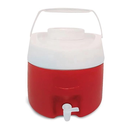 GARRAFAO TERMICO 08 LITROS C/ TORNEIRA VERMELHO ref. 023857