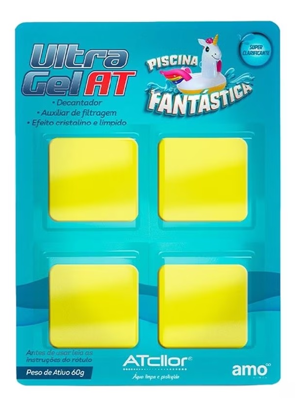 PISCINA CLARIFICANTE ULTRAGEL AT P/ FILTRO 4X25G ref. 026003