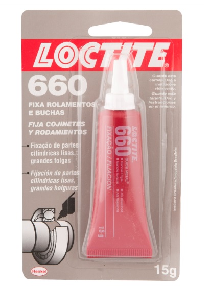 COLA ADESIVO ANAEROBICO FIXACAO 660 15G ref. 026582