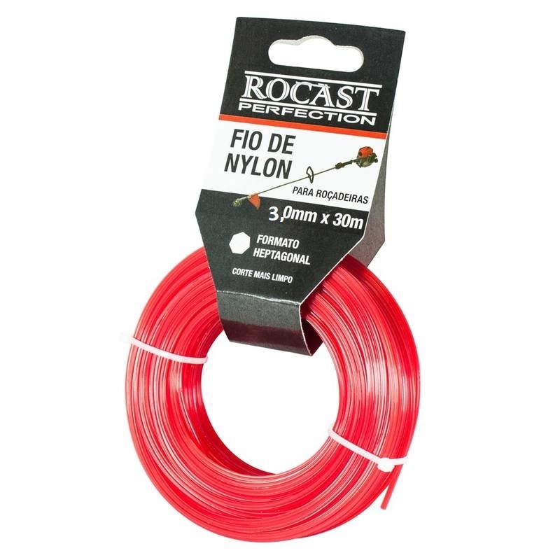 FIO NYLON P/ APARADOR GRAMA  3.0MM 30 METROS ref. 026981