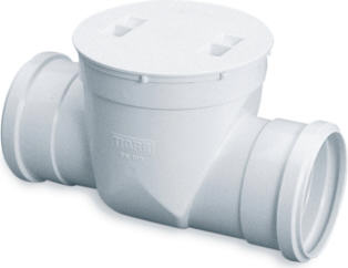 VALVULA RETENCAO ESGOTO 100 MM ref. 09.5120