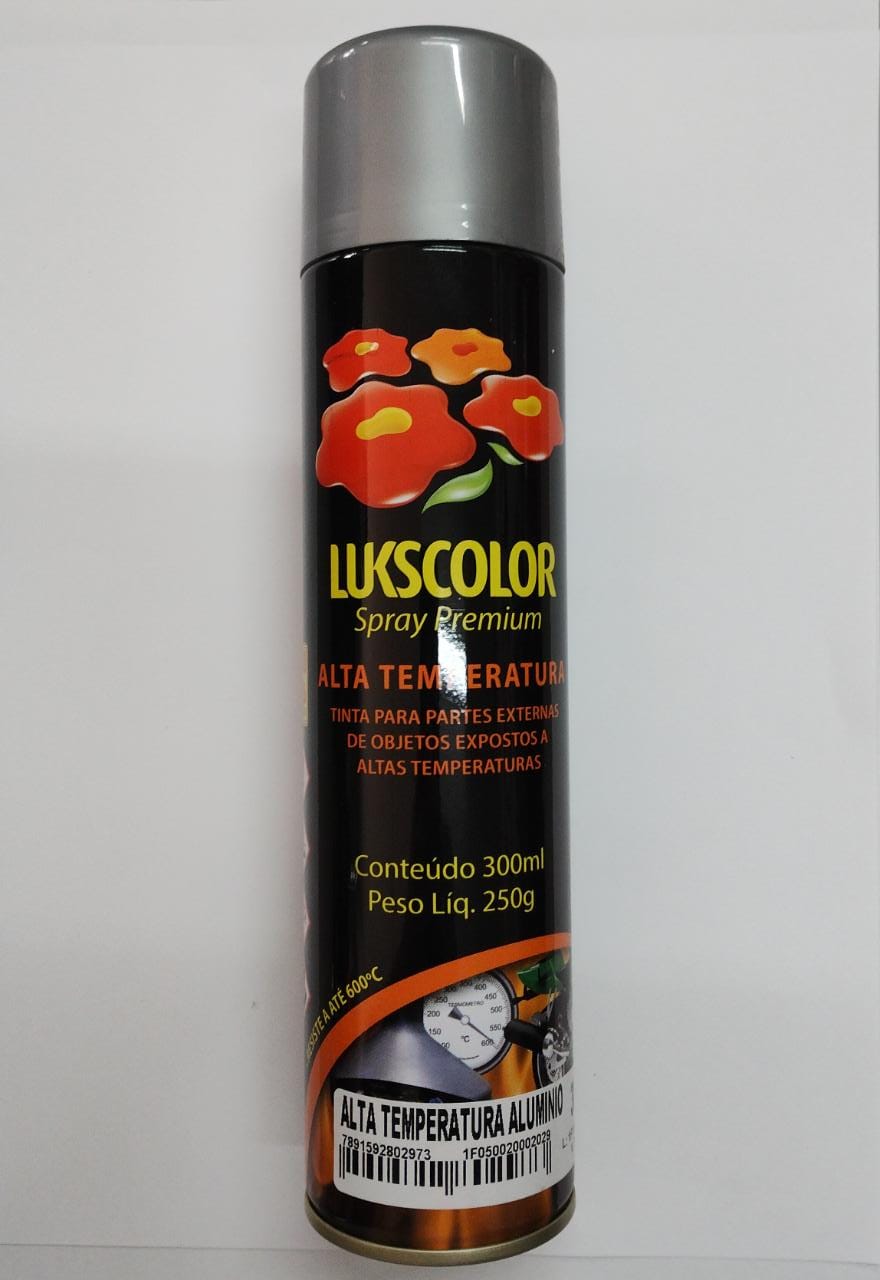 SPRAY LUKS ALTA TEMP. ALUMINIO METALICO 300ML ref. 11.0269