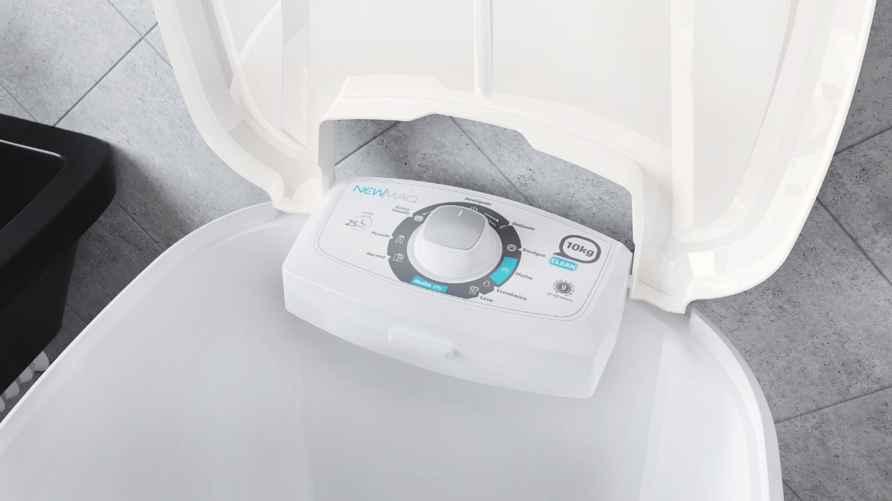 TANQUINHO ELETRICO PLASTICO CLEAN 10KG BRANCA 127V ref. 18.0164