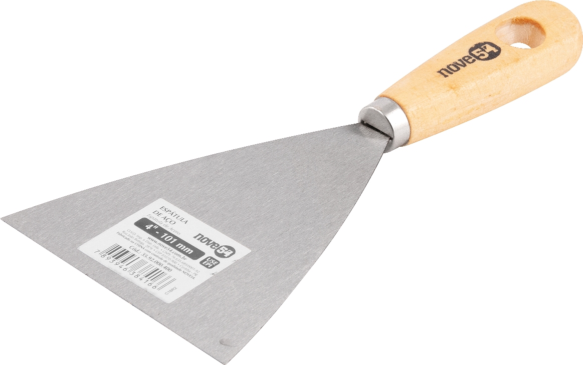 ESPATULA PINTURA ACO LISA CB MADEIRA     4        NOVE54 ref. 019302