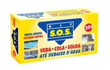 DUREPOX S.O.S MASSA EPOXI CINZA 50G ref. 020150