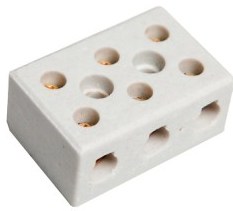 CONECTOR PORCELANA 16M 3-P. 8767 ref. 021599