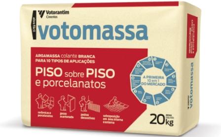 ARGAMASSA  VOTOM.PISO/PISO PORCELANATO BRANCA 20KG ref. 022134