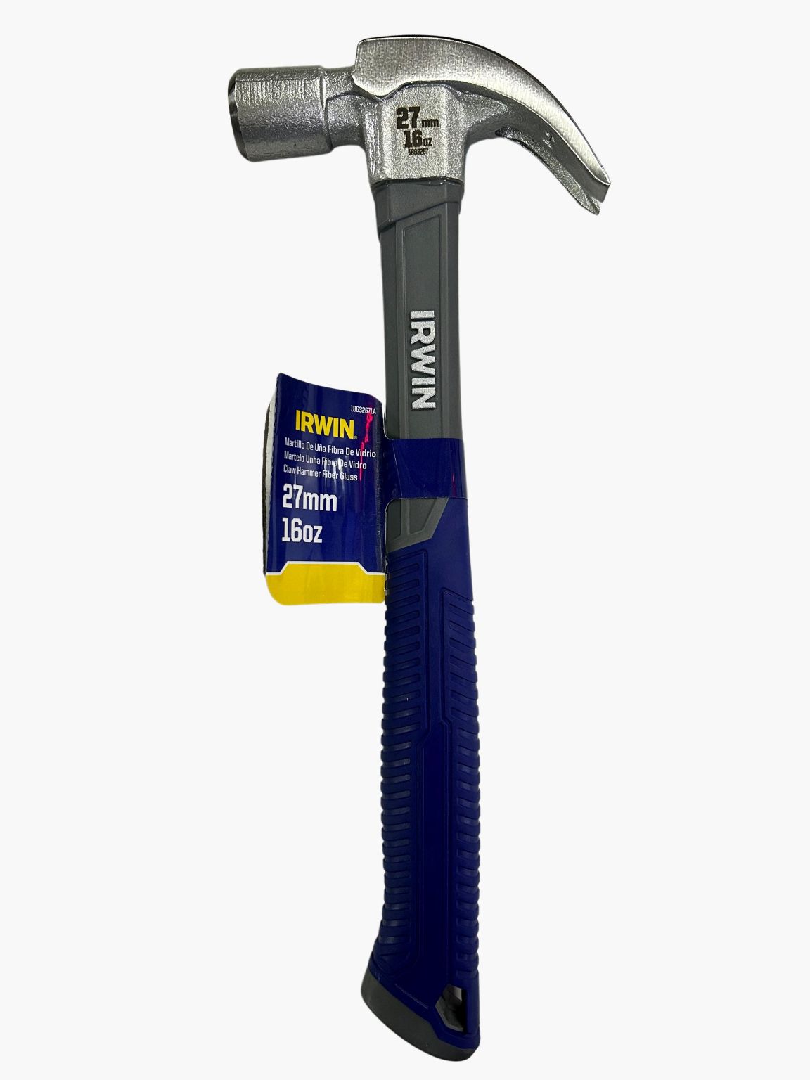 MARTELO POLIDO 27MM CABO FIBRA IRWIN ref. 022694