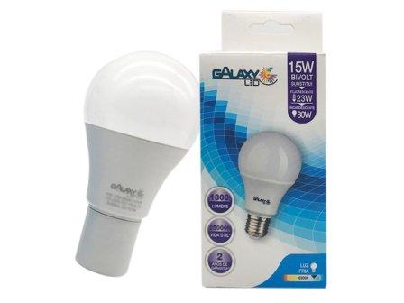 LAMPADA LED E27 BULBO 15W 6500K BCA BIV GALAXY ref. 022833