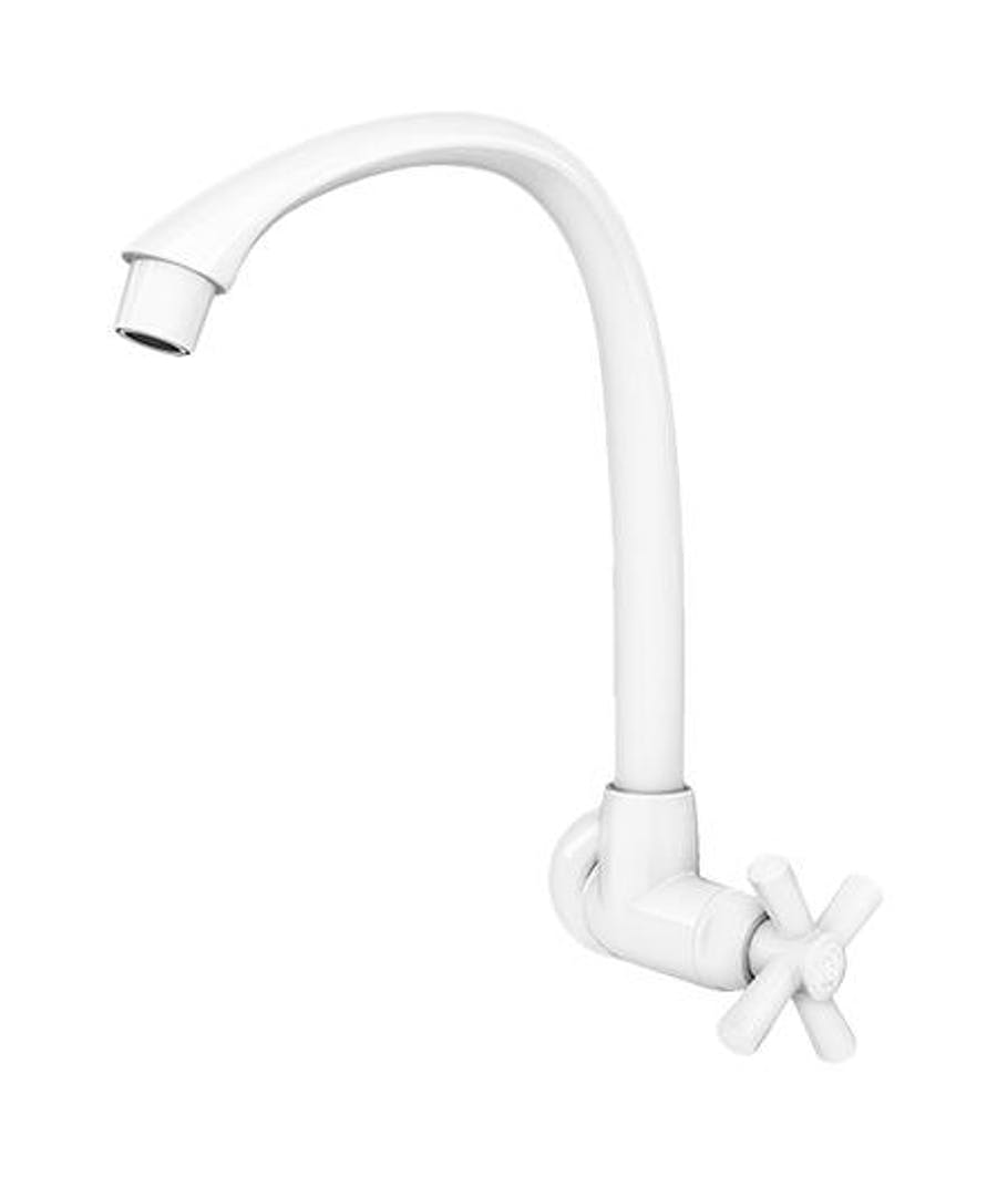 TORNEIRA PL. TIGRE CROSS B.MOV. PAR. COZINHA BRANCA ref. 024130