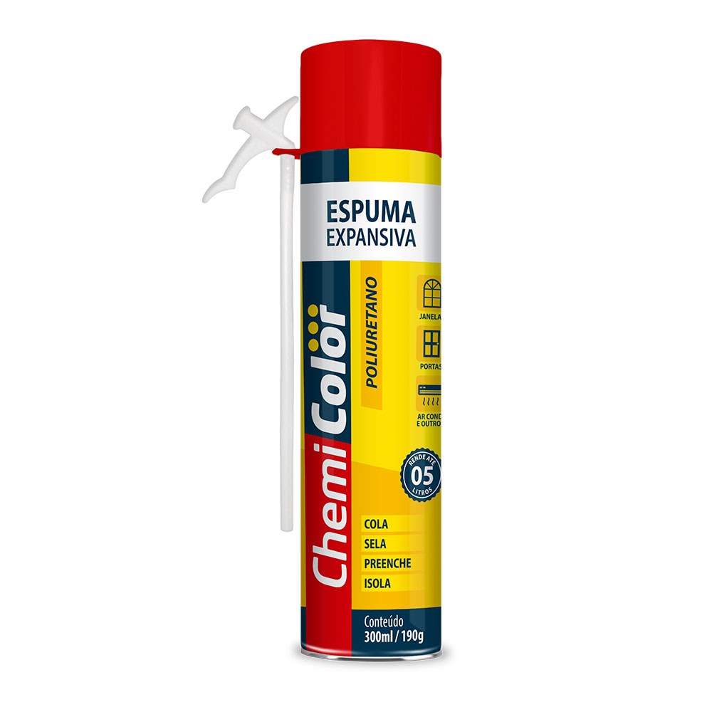 SPRAY  ESPUMA EXPANS. 300ML 190G CHEMI COLOR ref. 024254