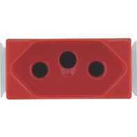 MODULO TRAMONTINA ARIA TOMADA 20A **VERMELHA** ref. 024549