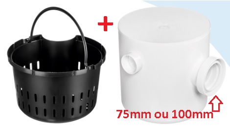 CAIXA SIF.250X250X75-100 RED COM CESTO HERC ref. 024611