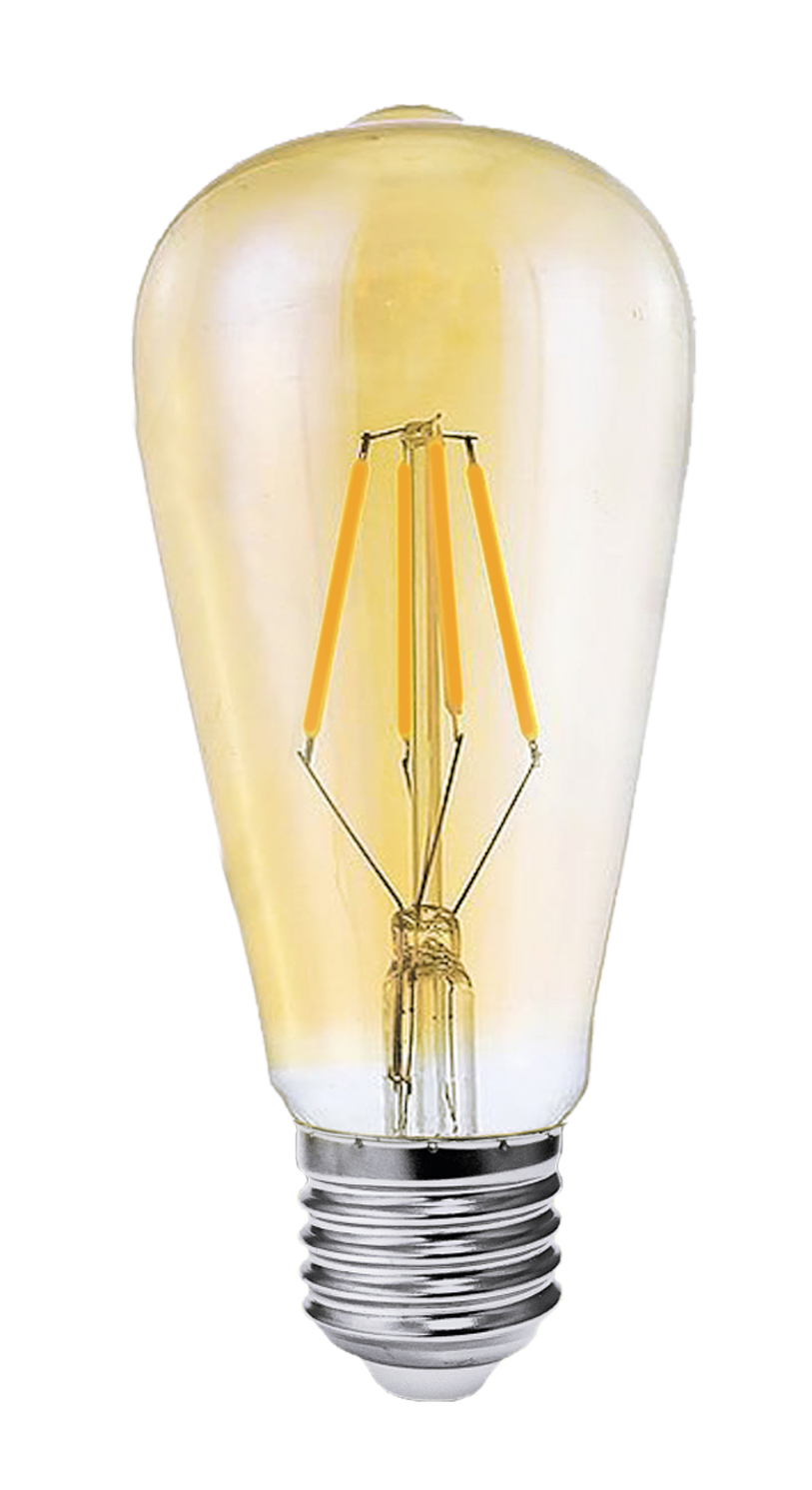 LAMPADA FILAMENTO LED BULBO ST64 4W 2200K AMBAR BIV ref. 025449