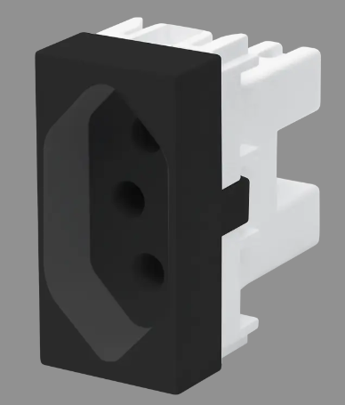 MODULO FAME HABITAT TOMADA 20A PRETO          4036 ref. 025651