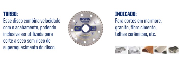 DISCO CORTE DIAM. 4.1/2 ESMER TURBO IRWIN IW47450 ref. 025925