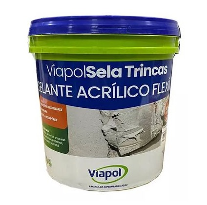 VIAPOL SELA TRINCAS ACRILICO FLEX POTE 1KG ref. 026165