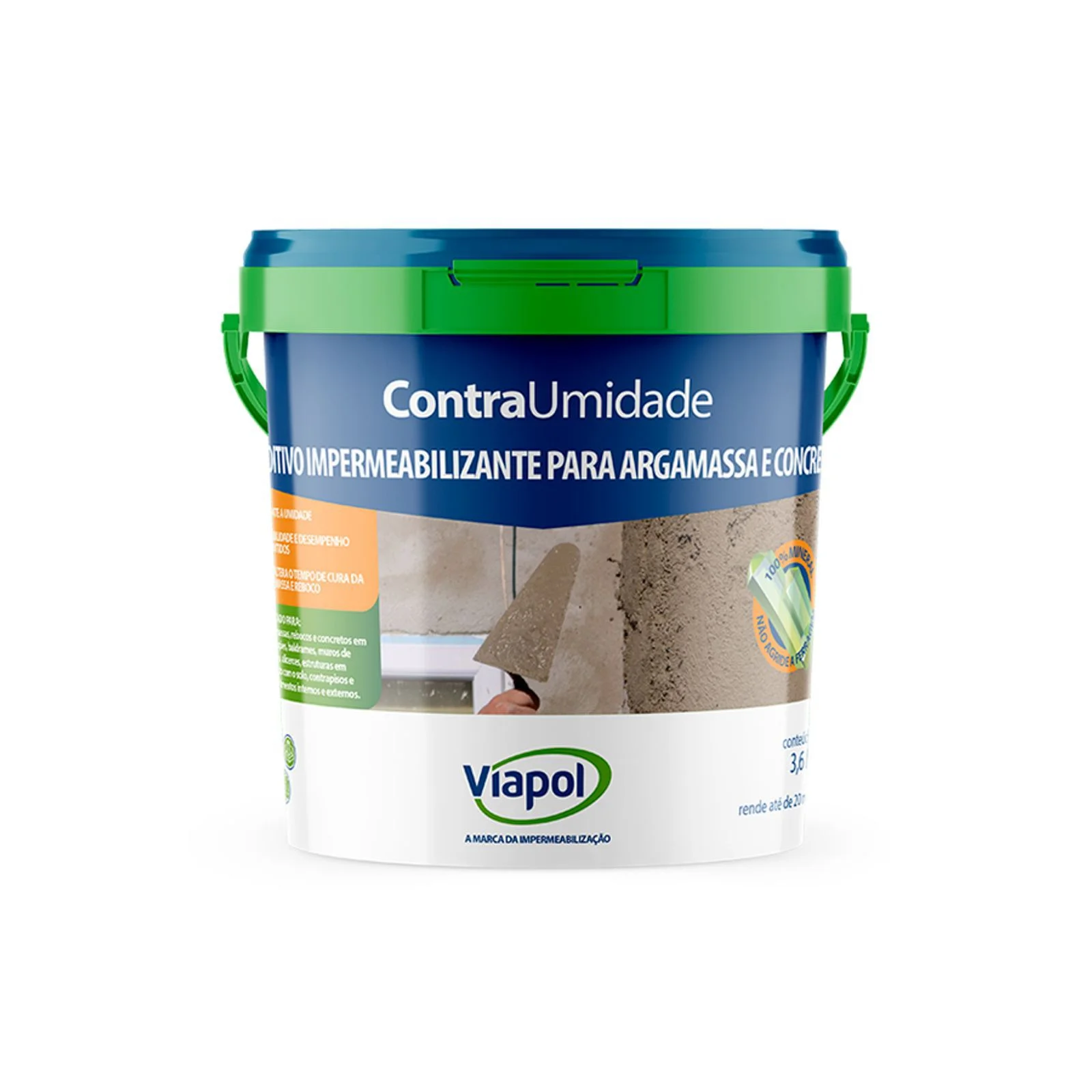 VIAPOL CONTRA UMIDADE (VEDACIT)    GALAO 3.600 LT ref. 026303