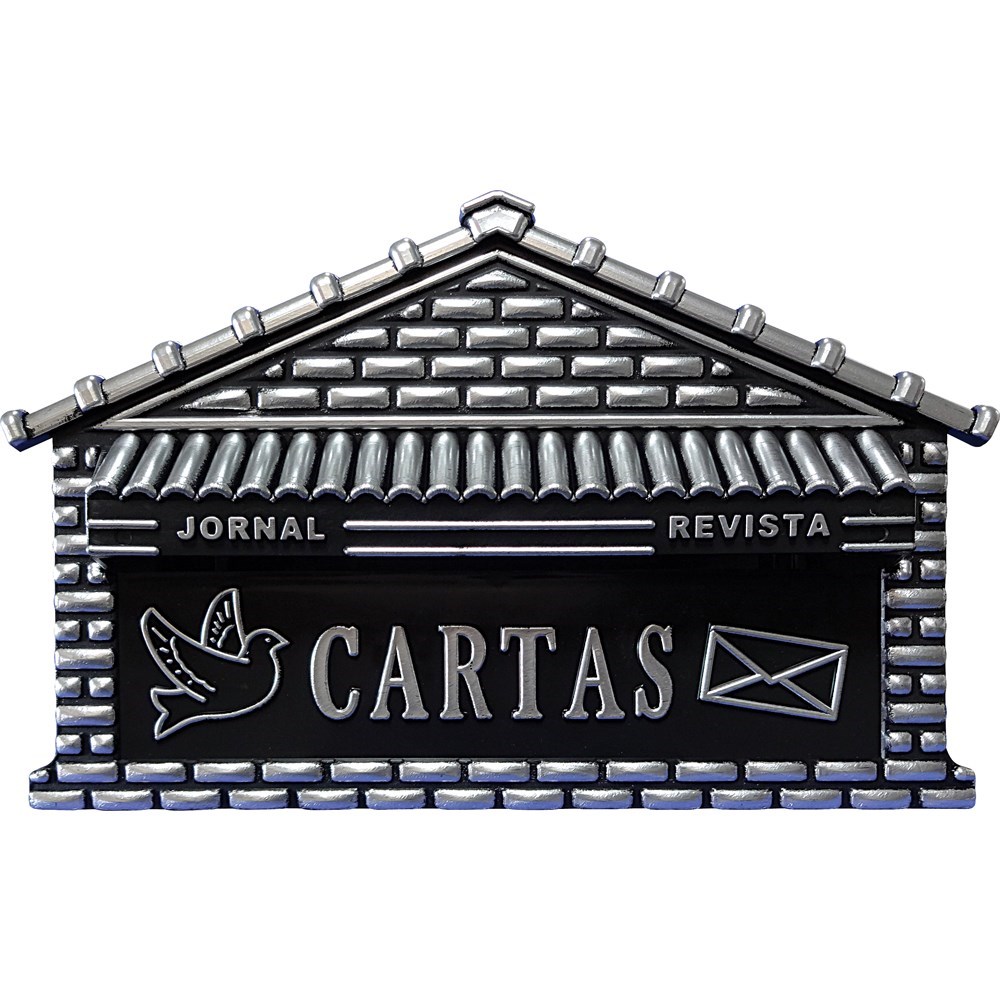 CAIXA CARTA PLASTICA N.08 GRANDE (REVISTA) PRATA ref. 026720