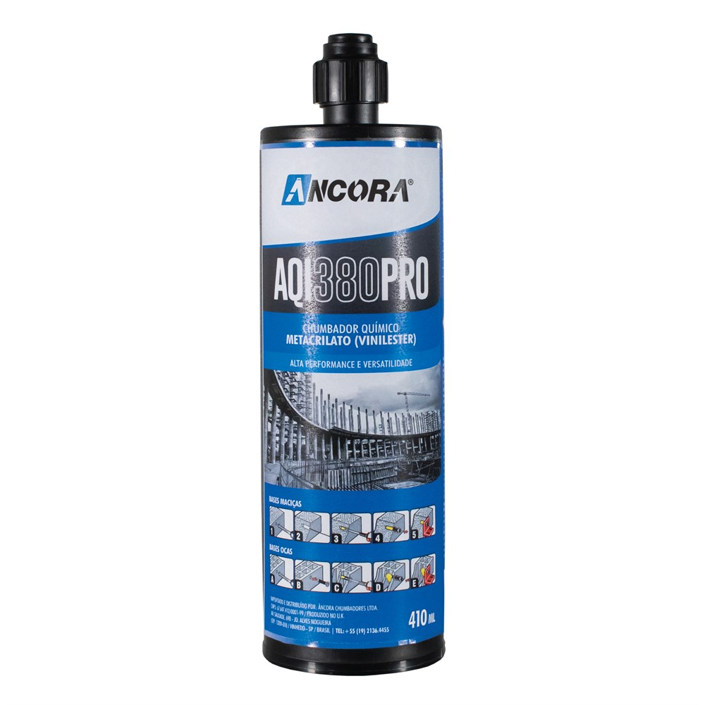 CHUMBADOR QUIMICO INJECAO VINILESTER 410ML AQI380PRO ref. 027360