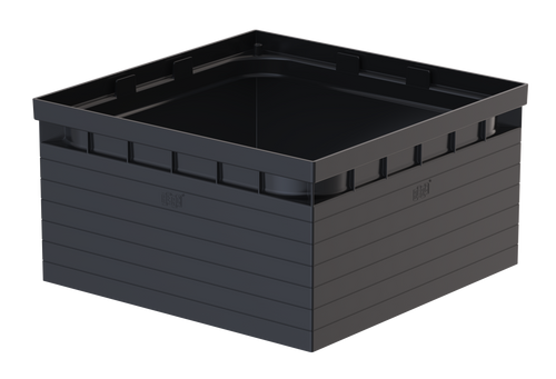 PROLONGAMENTO P/ CAIXA QUAD PVC 400MM X 20CM PRETO ref. 027376