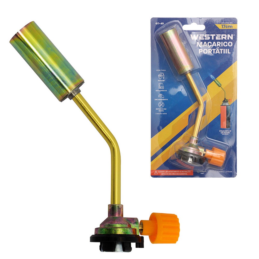 MACARICO PORTATIL A GAS P/ CARTUCHO GT-49 ref. 027384