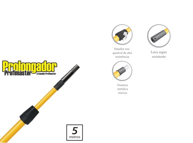 CABO EXTENSOR P/ ROLO PINTURA 5.00M ATLAS PROF. ref. 027398