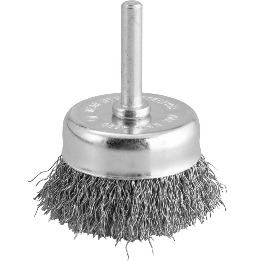 ESCOVA ACO CARB. COPO 2P C/ HASTE 1/4 ref. 027405