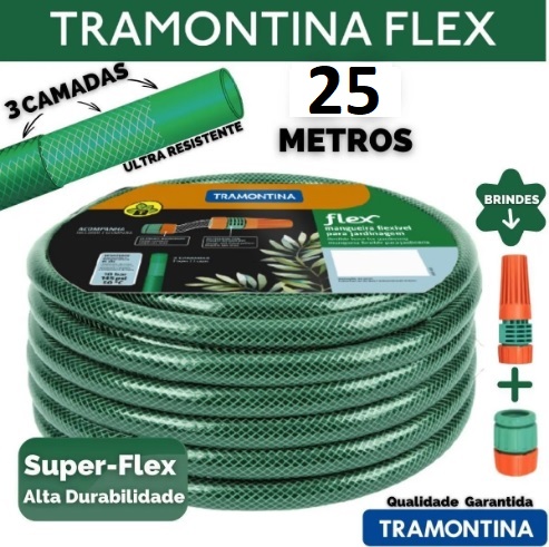 MANGUEIRA KIT JARDIM FLEX ENG+ESGUI 25MT ref. 027407