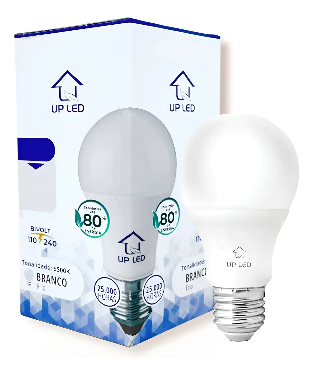 LAMPADA LED E27 BULBO 12W 6500K BCA BIV UP LED ref. 027410