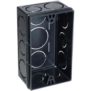 CAIXINHA LUZ 4X2 TIGRE P.V.C PRETA ref. 09.0008