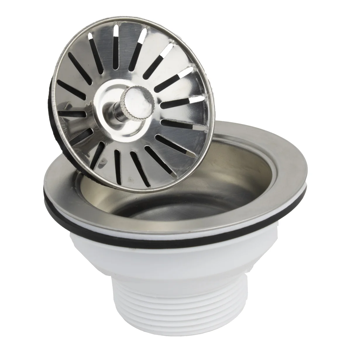 VALVULA INOX PIA AMERICANA 3.1/2 INOX POLIDO ref. 1196