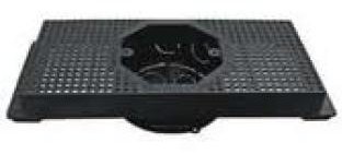 CAIXINHA LUZ LAJE 25 P.V.C PRETA / AZUL ref. 12.0026