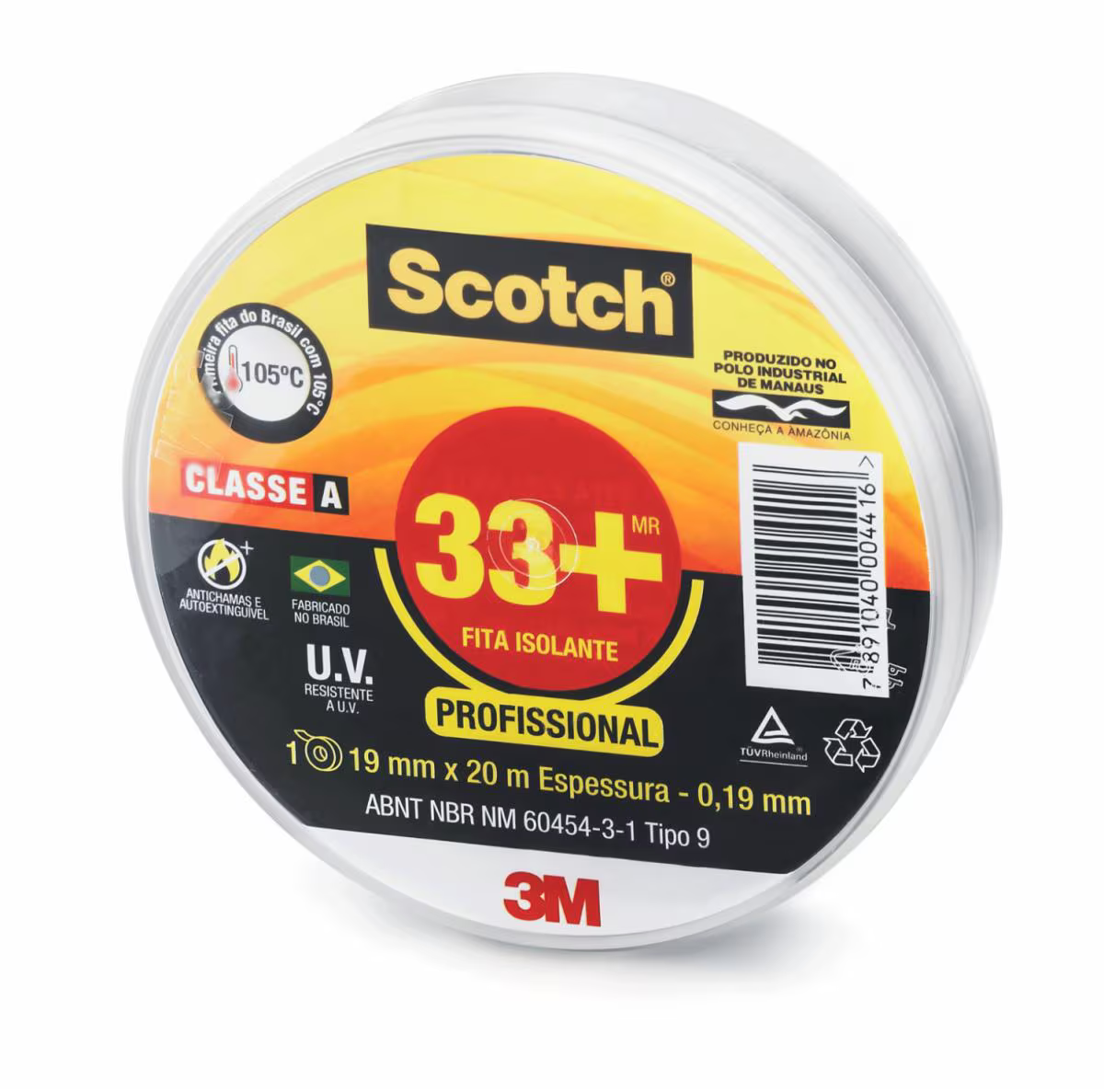FITA ISOLANTE SCOTCH 33+ 20MT ref. 12.0372