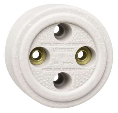 PINO PORCELANA FEMEA TOMADA 2P DUPLA 1715-30A ref. 12.0532