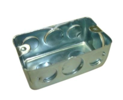 CAIXINHA LUZ 4X2 CANAL CHAPA ZINCO CE42 ref. 12.1086