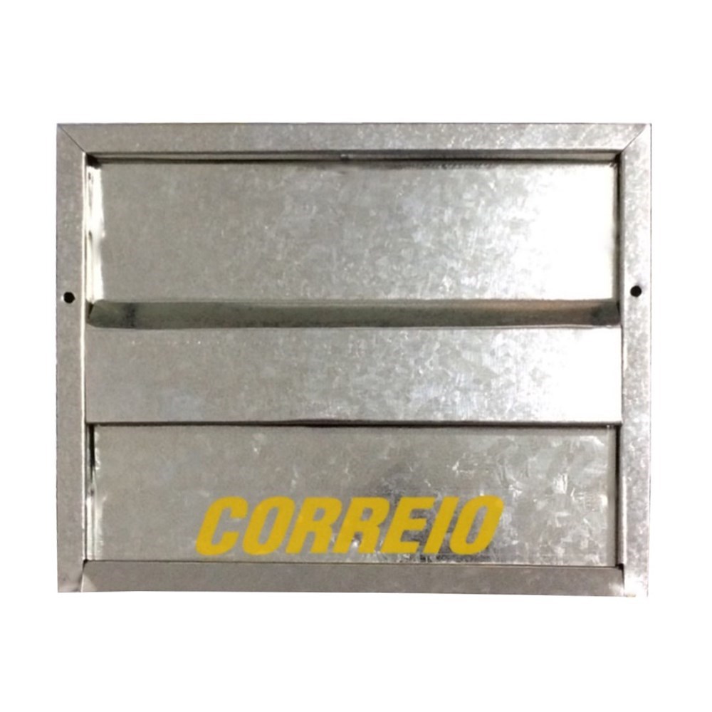 CAIXA CARTA CHAPA GALVANIZADA MEDIA GRADIL ref. 12.1269