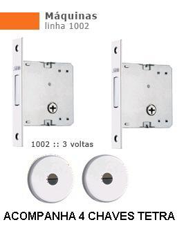 TRAVA SEGURANCA STAM 1002 TETRA INOX PAR ref. 14.0642