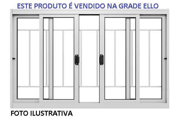 VITRO ACO BRANCO EVO CORRE 4F 100X120 GRADE ELLO ref. 18756