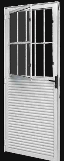 PORTA AL.BCO POSTIGO 3 VDI 1 TEMPERADO 84-D ref. 10910