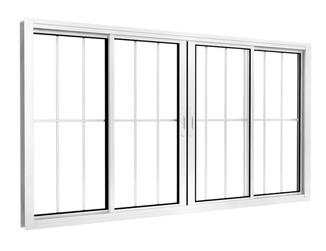 VITRO AL.BCO 4F VDI      100X120 COM GRADE ref. 10023