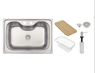 CUBA INOX SOBREPOR 69X49 MORGANA 60FX COMPL ref. 023689