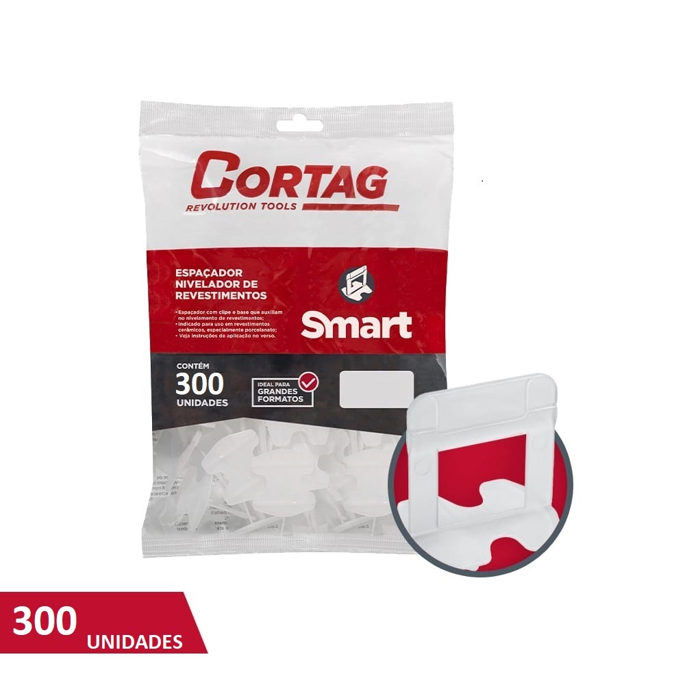 ESPACADOR NIVELADOR C/  300 UN 1.0MM SMART ref. 024913